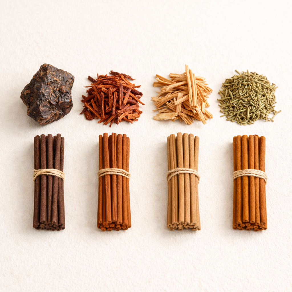 Orlatha Handmade Short Incense Sticks Gift Set – 4 Scent Assortment, 108 Sticks
